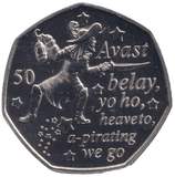 2019 PETER PAN CAPTAIN HOOK 50P ISLE OF MAN ( BU ) - 50P REGIONAL ISSUES - Cambridgeshire Coins