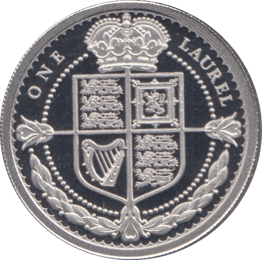 2019 PLATINUM PROOF ONE LAUREL TRISTAN DA CUNHA - PLATINUM - Cambridgeshire Coins