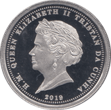 2019 PLATINUM PROOF ONE LAUREL TRISTAN DA CUNHA - PLATINUM - Cambridgeshire Coins