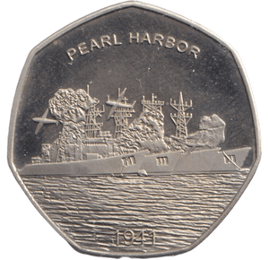 2019 PROOF LIKE 50P PEARL HARBOUR - 50P REGIONAL ISSUES - Cambridgeshire Coins