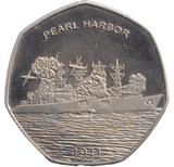 2019 PROOF LIKE 50P PEARL HARBOUR - 50P REGIONAL ISSUES - Cambridgeshire Coins