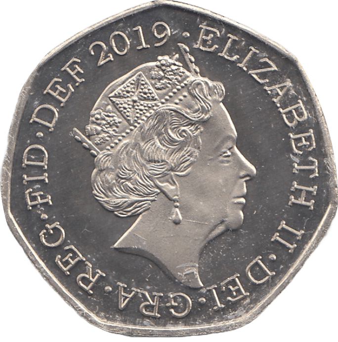 2019 PROOF LIKE APOLLO 11 FIFTY PENCE COIN - 50P CHRISTMAS COINS - Cambridgeshire Coins