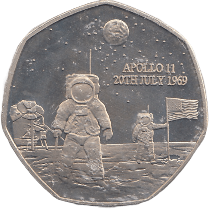 2019 PROOF LIKE APOLLO 11 FIFTY PENCE COIN - 50P CHRISTMAS COINS - Cambridgeshire Coins