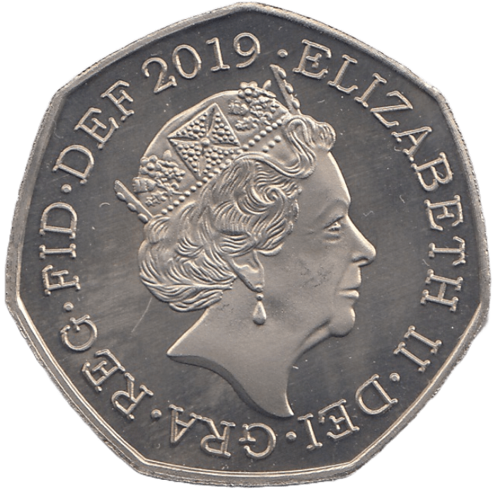 2019 PROOF LIKE ENOLA GAY B - 29 FIFTY PENCE COIN - 50P CHRISTMAS COINS - Cambridgeshire Coins