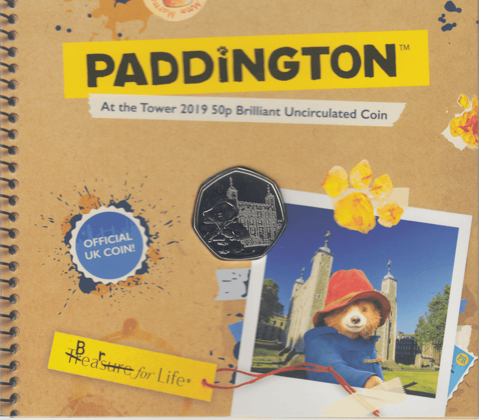 2019 ROYAL MINT PADDINGTON BEAR BRILLIANT UNCIRCULATED BU 50P FIFTY PENCE PACK - 50p BU Pack - Cambridgeshire Coins