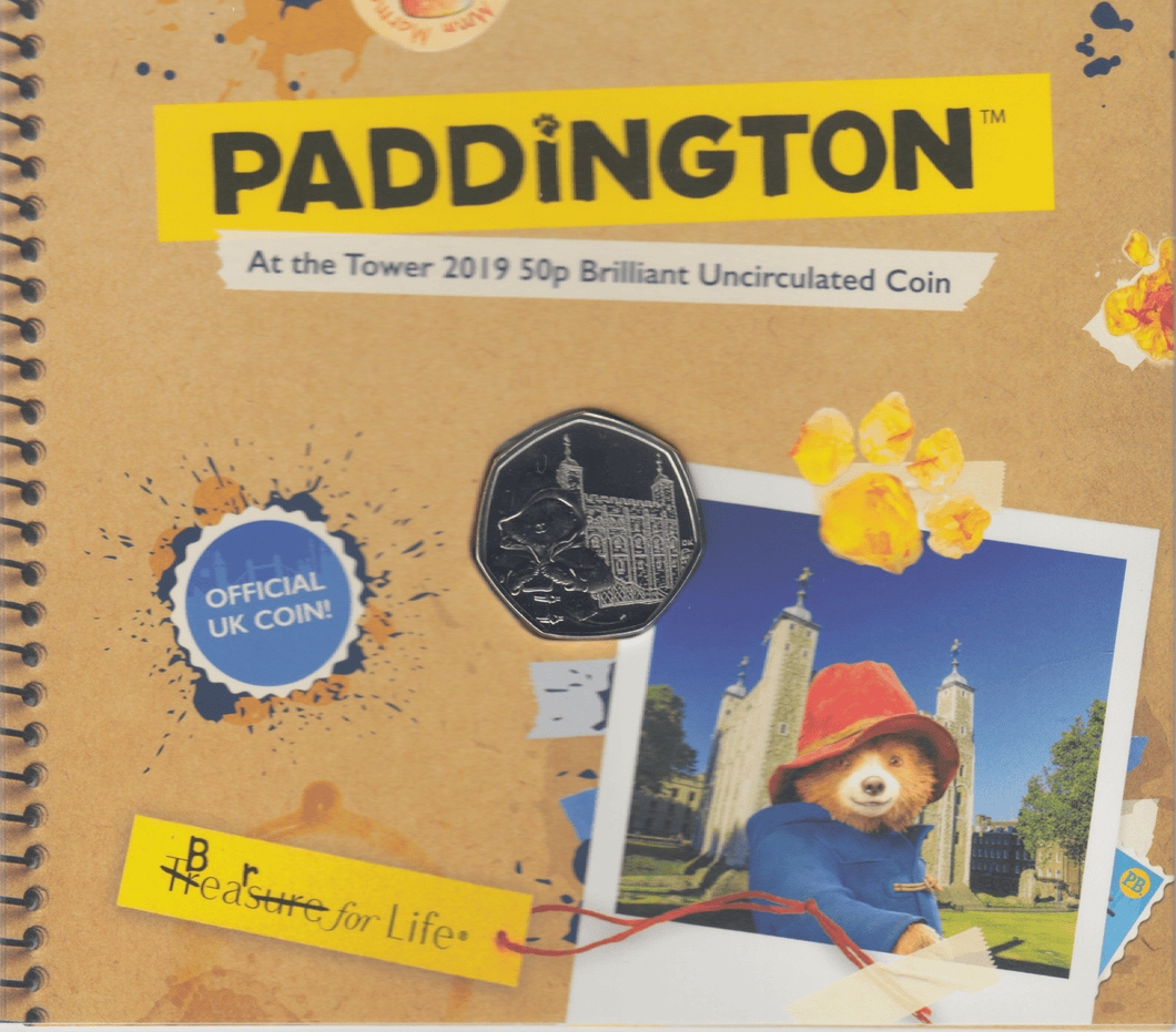 2019 ROYAL MINT PADDINGTON BEAR BRILLIANT UNCIRCULATED BU 50P FIFTY PENCE PACK - 50p BU Pack - Cambridgeshire Coins