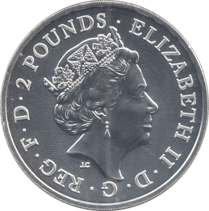 2019 SILVER 2 POUNDS ( BU ) - SILVER WORLD COINS - Cambridgeshire Coins