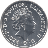 2019 SILVER 2 POUNDS ( BU ) - SILVER WORLD COINS - Cambridgeshire Coins