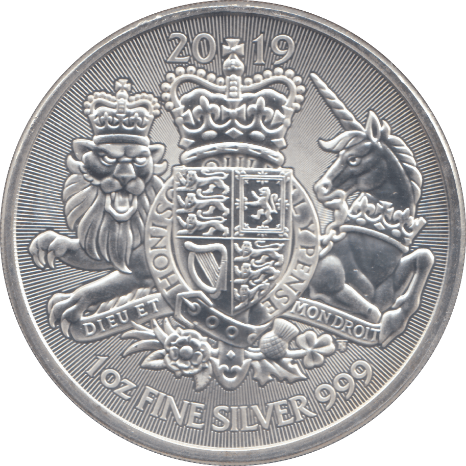 2019 SILVER 2 POUNDS ( BU ) - SILVER WORLD COINS - Cambridgeshire Coins