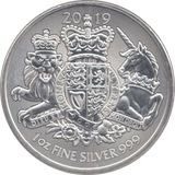 2019 SILVER 2 POUNDS ( BU ) - SILVER WORLD COINS - Cambridgeshire Coins