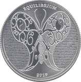 2019 SILVER FIVE DOLLARS EQUILIBRIUM TOKELAU ( BU ) - SILVER WORLD COINS - Cambridgeshire Coins