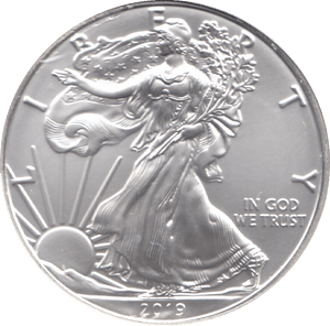 2019 SILVER LIBERTY DOLLAR USA - SILVER WORLD COINS - Cambridgeshire Coins