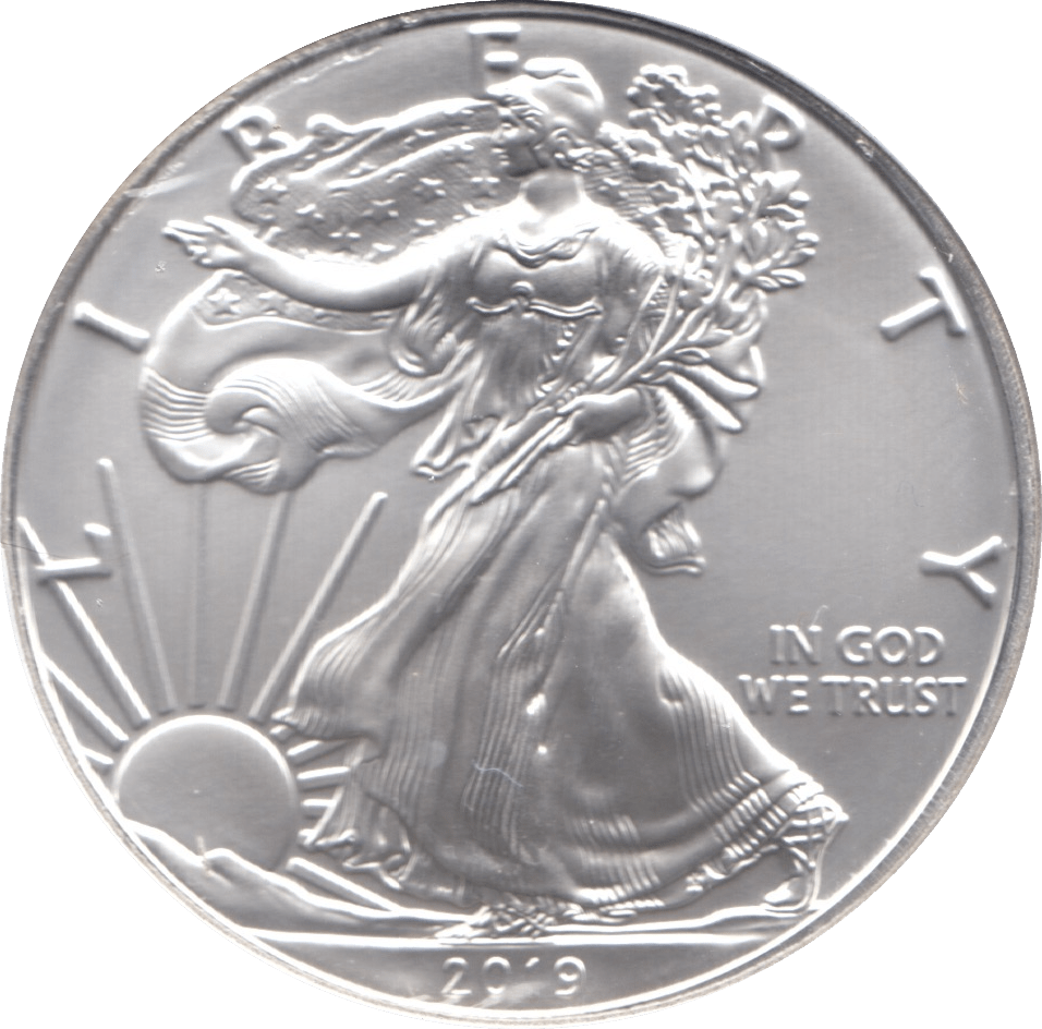 2019 SILVER LIBERTY DOLLAR USA - SILVER WORLD COINS - Cambridgeshire Coins