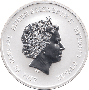 2019 SILVER MARVEL ONE DOLLAR SPIDER MAN MAN TUVALU - SILVER WORLD COINS - Cambridgeshire Coins