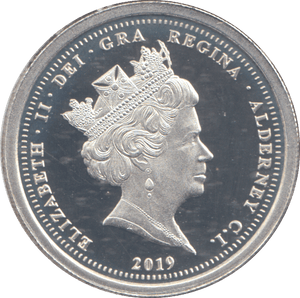 2019 SILVER ONE POUND CONCORDE 50TH ANNIVERSARY ( PROOF ) - WORLD COINS - Cambridgeshire Coins