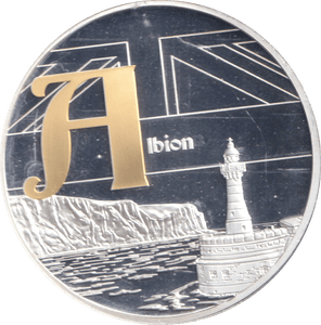 2019 SILVER PLATED MEDALLION GREAT BRITAIN ALBION - WORLD COINS - Cambridgeshire Coins