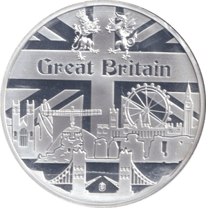 2019 SILVER PLATED MEDALLION GREAT BRITAIN ARMY IN FORCE AND NAVY - WORLD COINS - Cambridgeshire Coins