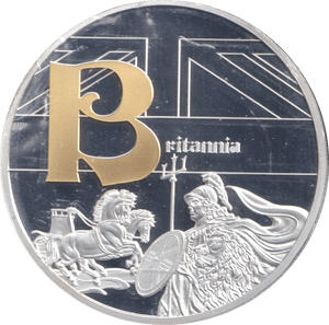 2019 SILVER PLATED MEDALLION GREAT BRITAIN BRITANNIA - WORLD COINS - Cambridgeshire Coins