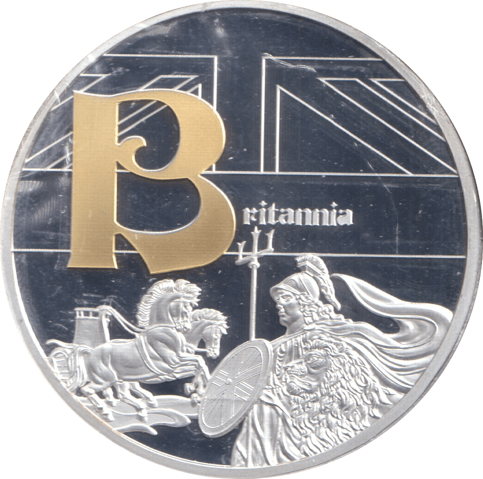 2019 SILVER PLATED MEDALLION GREAT BRITAIN BRITANNIA - WORLD COINS - Cambridgeshire Coins