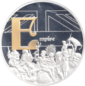 2019 SILVER PLATED MEDALLION GREAT BRITAIN EMPIRE - WORLD COINS - Cambridgeshire Coins