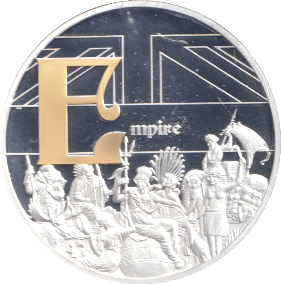 2019 SILVER PLATED MEDALLION GREAT BRITAIN EMPIRE - WORLD COINS - Cambridgeshire Coins