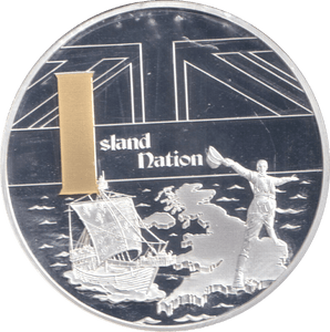 2019 SILVER PLATED MEDALLION GREAT BRITAIN ISLAND NATION - WORLD COINS - Cambridgeshire Coins