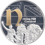 2019 SILVER PLATED MEDALLION GREAT BRITAIN NOTTING HILL CARNIVAL - WORLD COINS - Cambridgeshire Coins