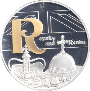2019 SILVER PLATED MEDALLION GREAT BRITAIN ROYALTY AND REALM - WORLD COINS - Cambridgeshire Coins