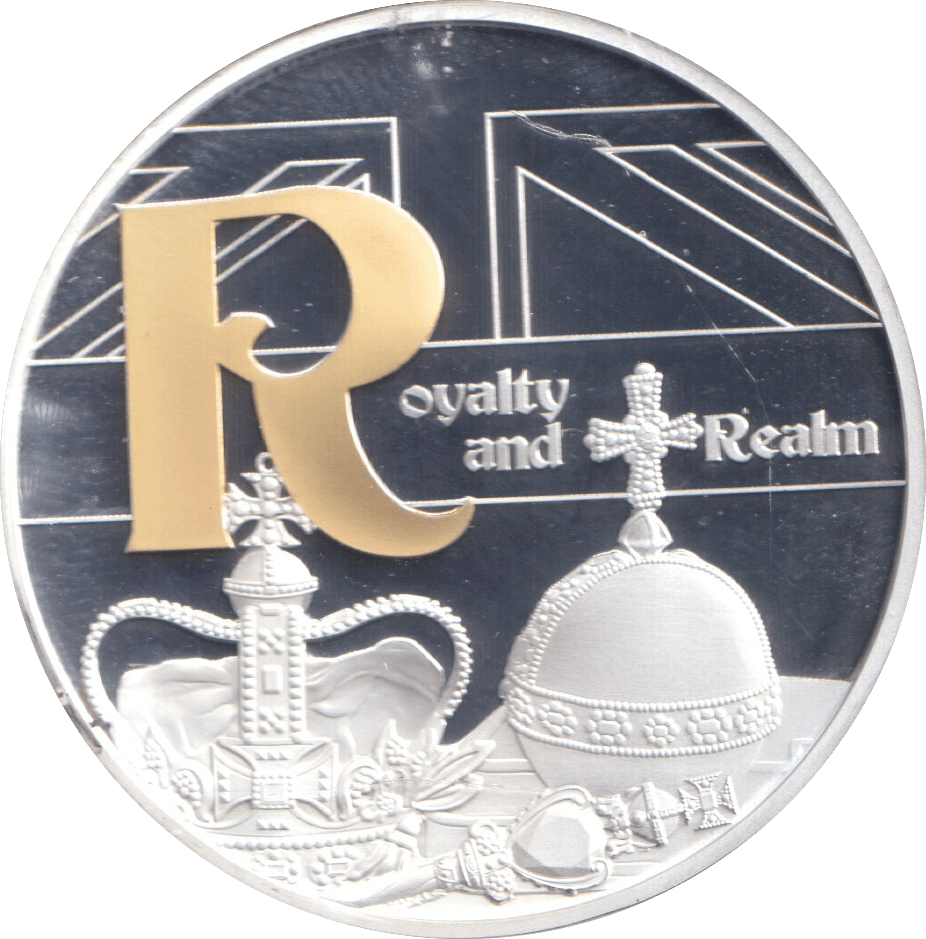 2019 SILVER PLATED MEDALLION GREAT BRITAIN ROYALTY AND REALM - WORLD COINS - Cambridgeshire Coins