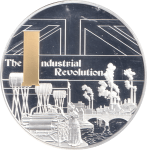 2019 SILVER PLATED MEDALLION GREAT BRITAIN THE INDUSTRIAL REVOLUTION - WORLD COINS - Cambridgeshire Coins