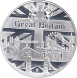 2019 SILVER PLATED MEDALLION GREAT BRITAIN TRADITION - WORLD COINS - Cambridgeshire Coins
