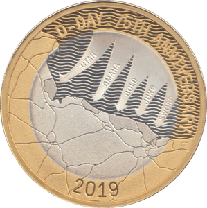 2019 SILVER PROOF 2 POUNDS D DAY 75TH ANNIVERSARY - £2 Silver Proof - Cambridgeshire Coins