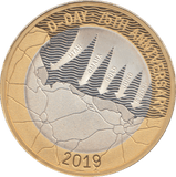 2019 SILVER PROOF 2 POUNDS D DAY 75TH ANNIVERSARY - £2 Silver Proof - Cambridgeshire Coins