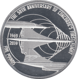 2019 SILVER PROOF £5 50TH ANNIVERSARY OF CONCORDE'S FIRST FLIGHT - SILVER WORLD COINS - Cambridgeshire Coins