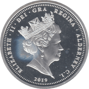 2019 SILVER PROOF £5 50TH ANNIVERSARY OF CONCORDE'S FIRST FLIGHT - SILVER WORLD COINS - Cambridgeshire Coins
