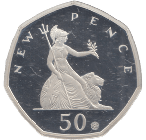 2019 SILVER PROOF 50 P - 50P Silver Proof - Cambridgeshire Coins