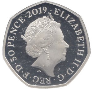 2019 SILVER PROOF 50 P - 50P Silver Proof - Cambridgeshire Coins
