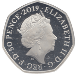 2019 SILVER PROOF 50 P - 50P Silver Proof - Cambridgeshire Coins