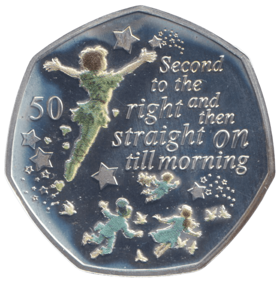 2019 SILVER PROOF 50P ISLE OF MAN - SILVER WORLD COINS - Cambridgeshire Coins