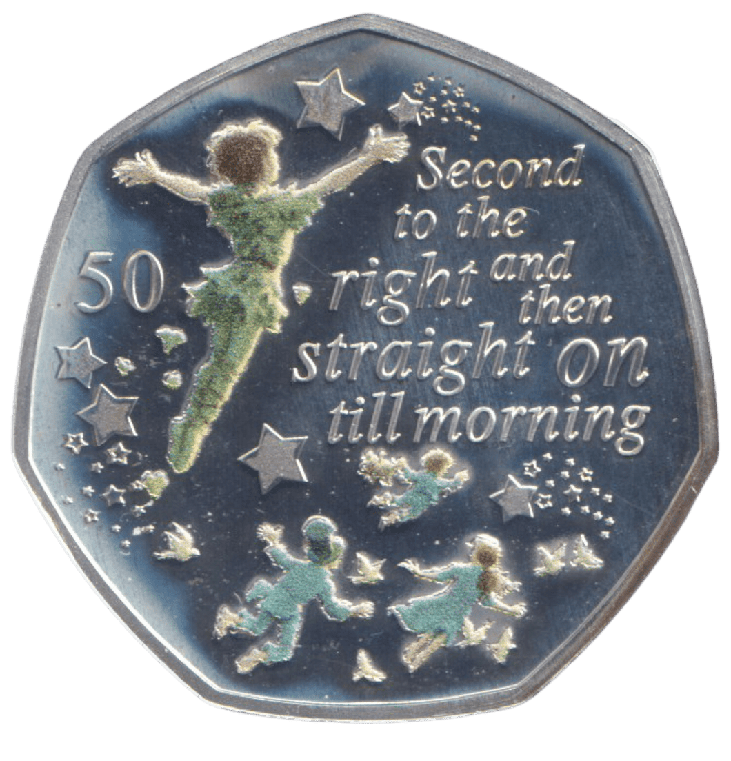 2019 SILVER PROOF 50P ISLE OF MAN - SILVER WORLD COINS - Cambridgeshire Coins