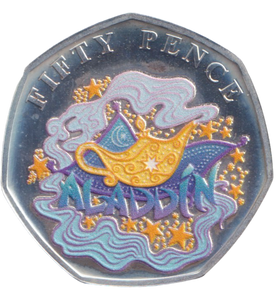 2019 SILVER PROOF ALADDIN 50P - 50P Silver Proof - Cambridgeshire Coins