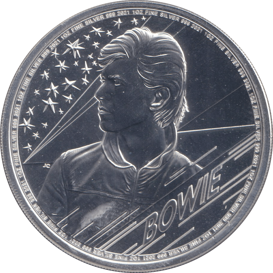 2019 SILVER PROOF BOWIE - WORLD COINS - Cambridgeshire Coins
