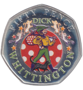 2019 SILVER PROOF DICK WHITTINGTON 50P - 50P Silver Proof - Cambridgeshire Coins
