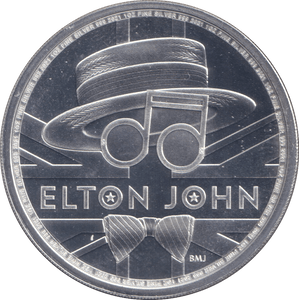 2019 SILVER PROOF ELTON JOHN - WORLD COINS - Cambridgeshire Coins