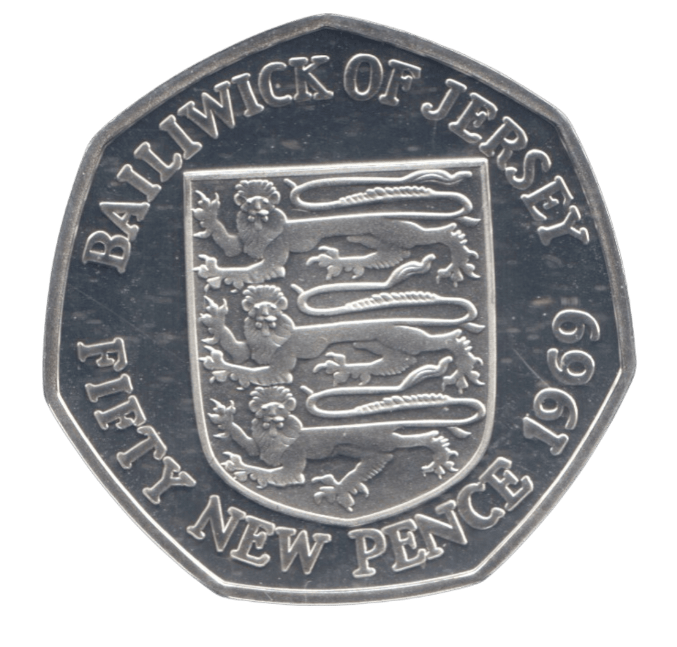 2019 SILVER PROOF FIFTY PENCE BAILIWICK OF JERSEY - SILVER WORLD COINS - Cambridgeshire Coins