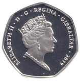 2019 SILVER PROOF FIFTY PENCE D - DAY GIBRALTAR - 50P Silver Proof - Cambridgeshire Coins