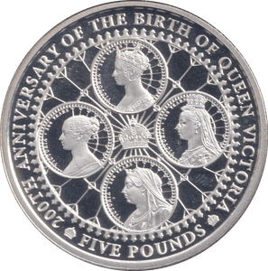 2019 SILVER PROOF FIVE POUND ALDERNEY - SILVER WORLD COINS - Cambridgeshire Coins