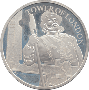 2019 SILVER PROOF FIVE POUNDS TOWER OF LONDON - £5 Silver Proof - Cambridgeshire Coins