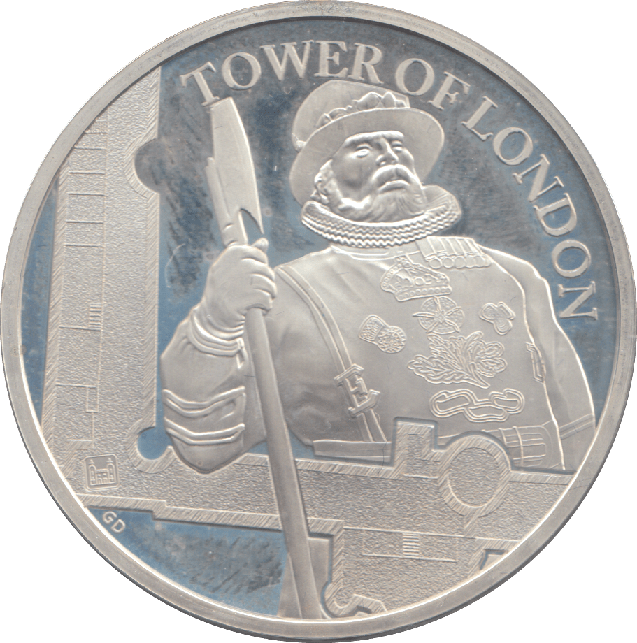 2019 SILVER PROOF FIVE POUNDS TOWER OF LONDON - £5 Silver Proof - Cambridgeshire Coins