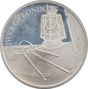 2019 SILVER PROOF FIVE POUNDS TOWER OF LONDON - £5 Silver Proof - Cambridgeshire Coins
